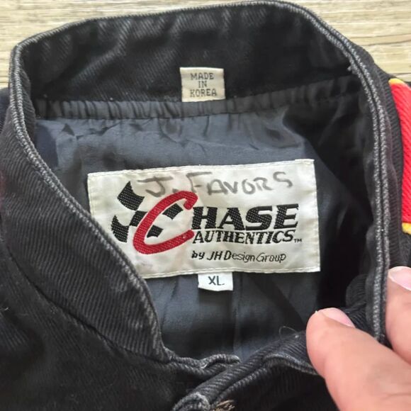 Vintage Nascar #24 Jeff Gordon Dupont Flames Racing Jacket Size XL YOUTH - Picture 5 of 7